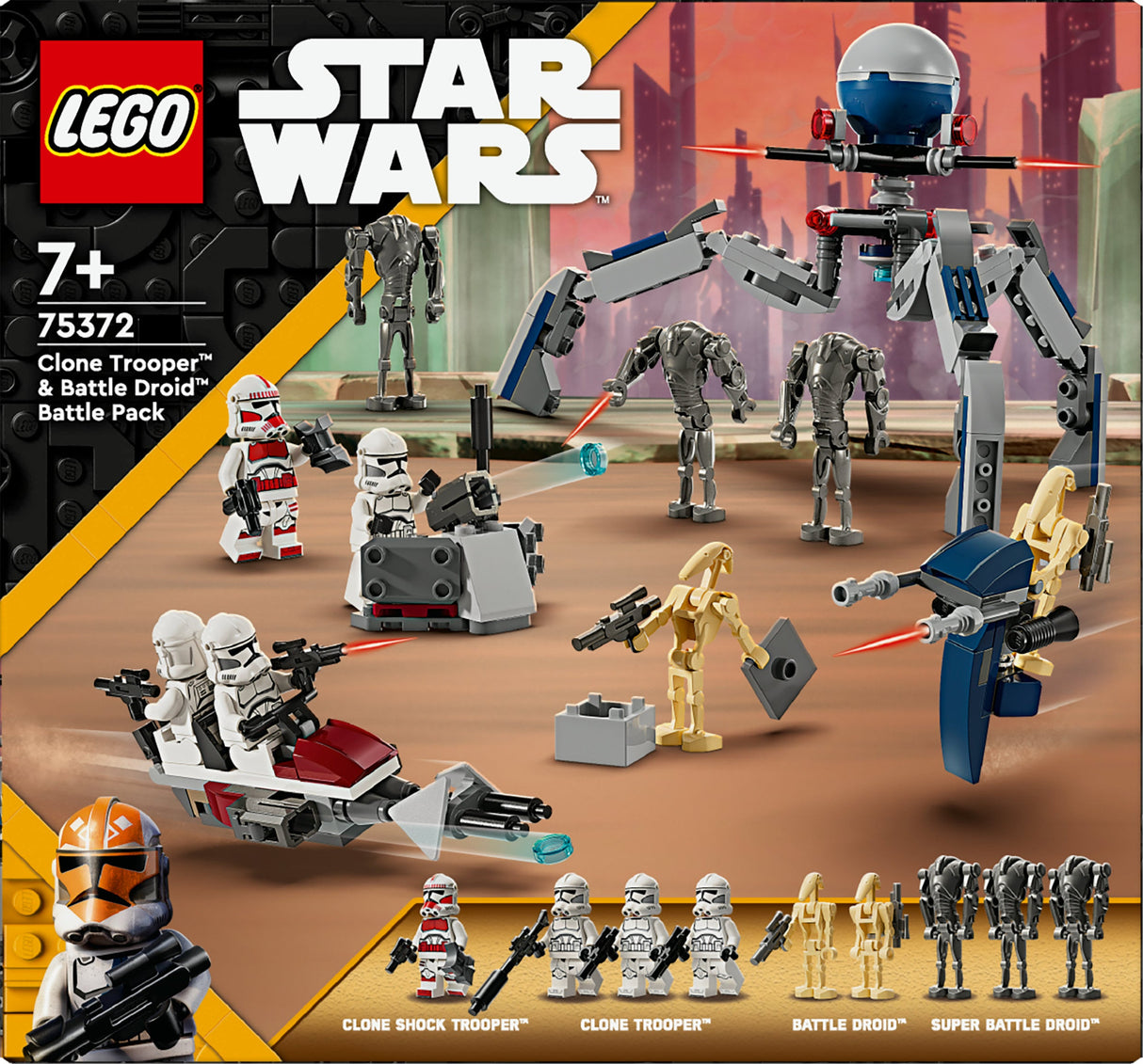 LEGO Star Wars - Clone Trooper™ & Battle Droid™ Battle Pa (75372)