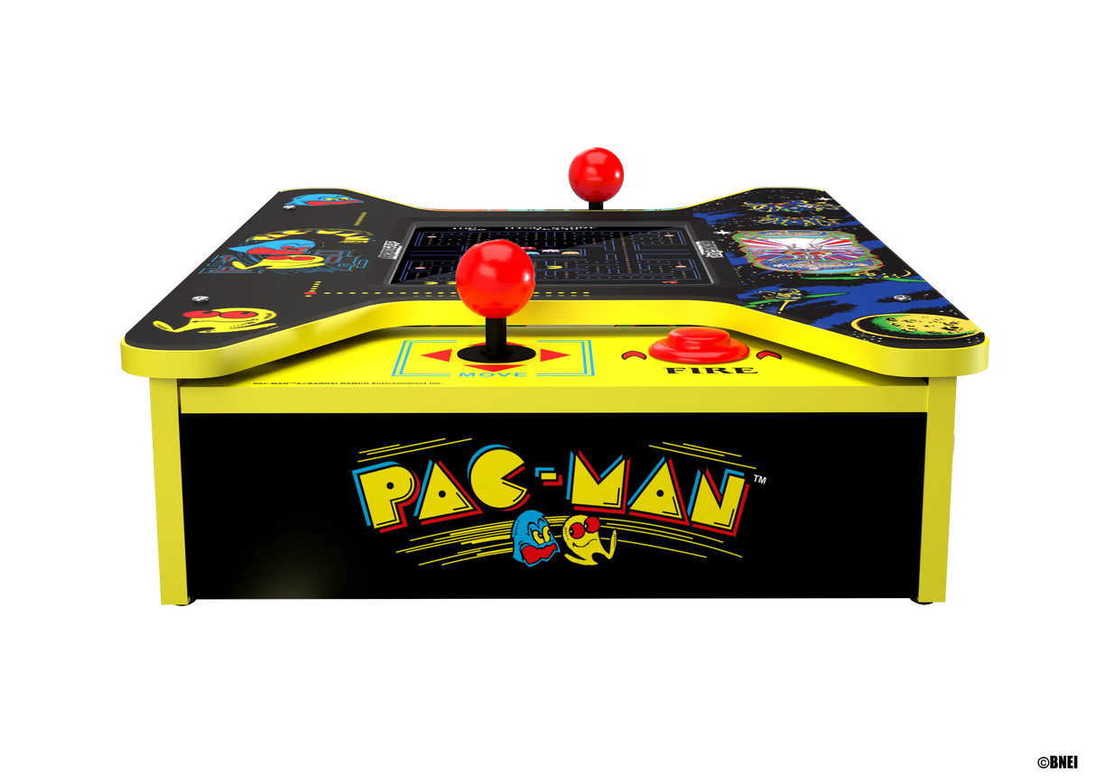 ARCADE 1 Up Pac-Man Head-to-Head-bord