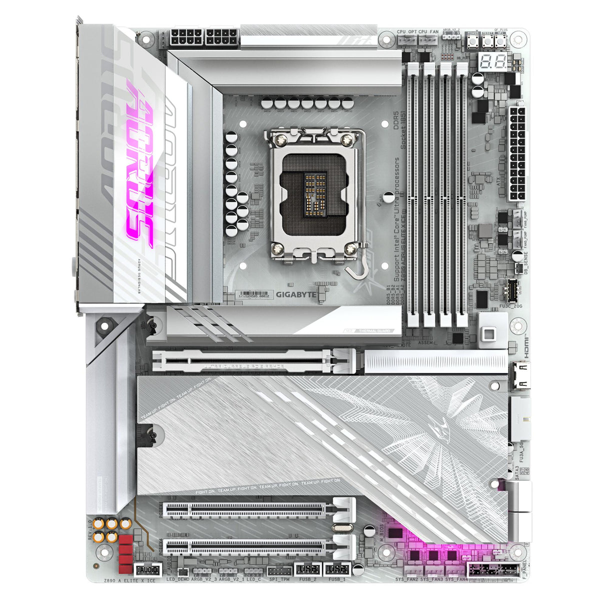 AORUS Z890 ELITE X ICE ATX LGA1851-sockel Intel Z890
