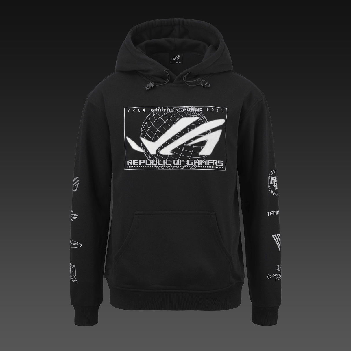 ASUS ROG COSMIC LIT HOODIE - Regular Fit - Svart