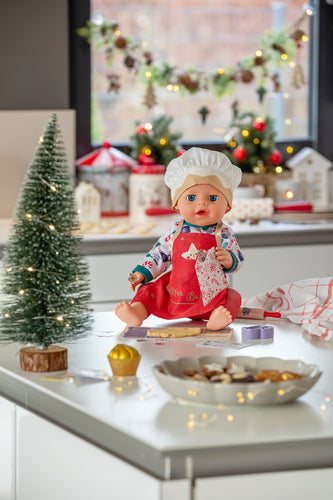 BABY born julekalender – Tøj og tilbehør til 43 cm dukke – 841990 – tilbehør brugt sammen med dukker