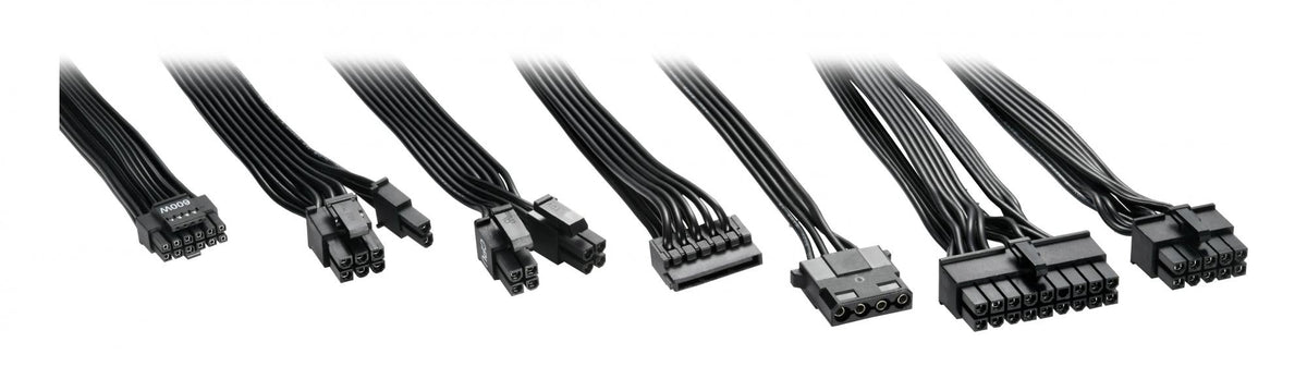Sharkoon Rebel P20 1200W Black ATX 3.1 Cybenetics Platinum 12V-2x6 600W Fully Modular Zero RPM Power Supply Sharkoon