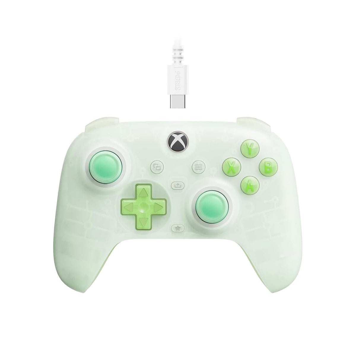 8BitDo Ultimate Mini kablet controller – grøn – Xbox/PC – grøn forside