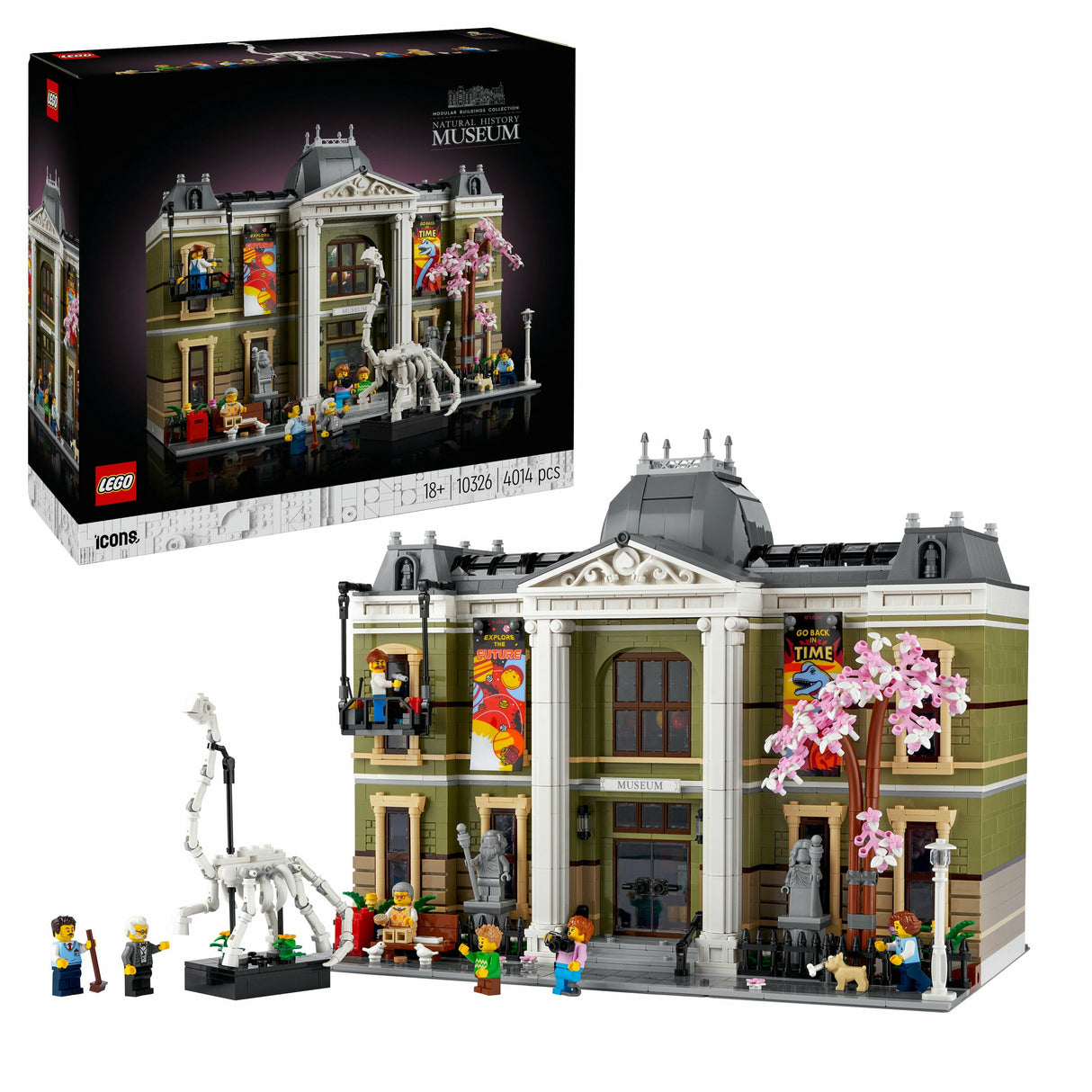 LEGO 10326 Ikoner Museum Of Natural History, Bygga Leksak