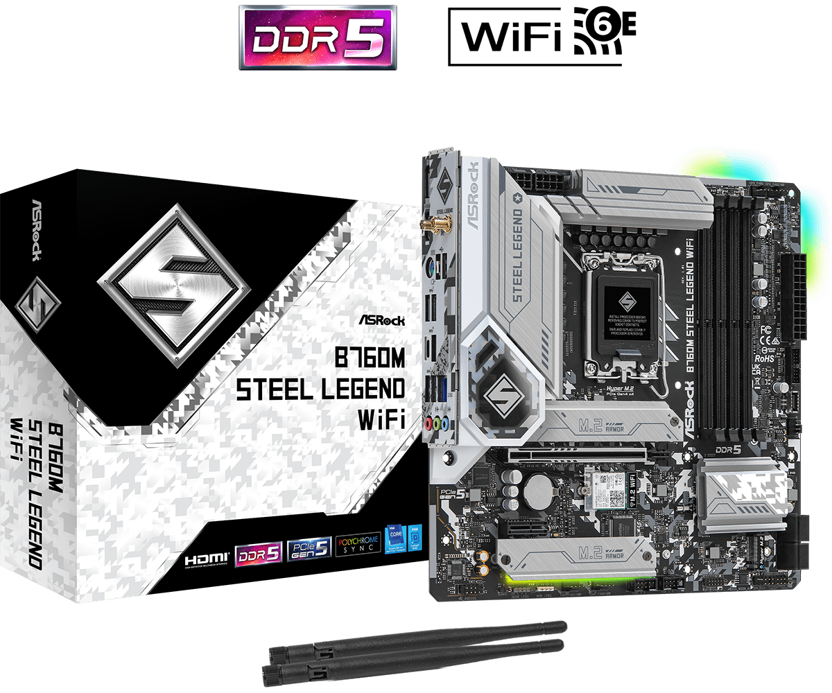 ASRock B760M STEEL LEGEND WIFI