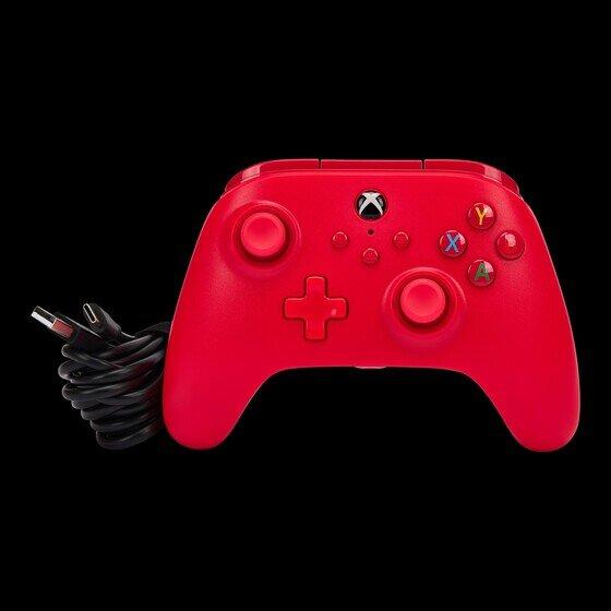 PowerA Cabled Controller För Xbox Series X - S - Röd