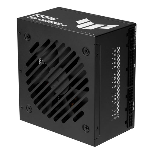 ASUS TUF Gaming 650B EVO – strømforsyning vist oprejst