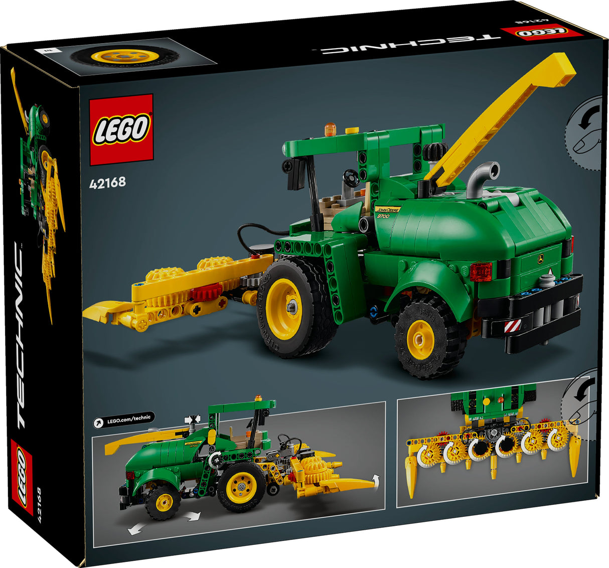 LEGO 42168 Technic John Deere 9700 Skördare, Byggleksaksväska