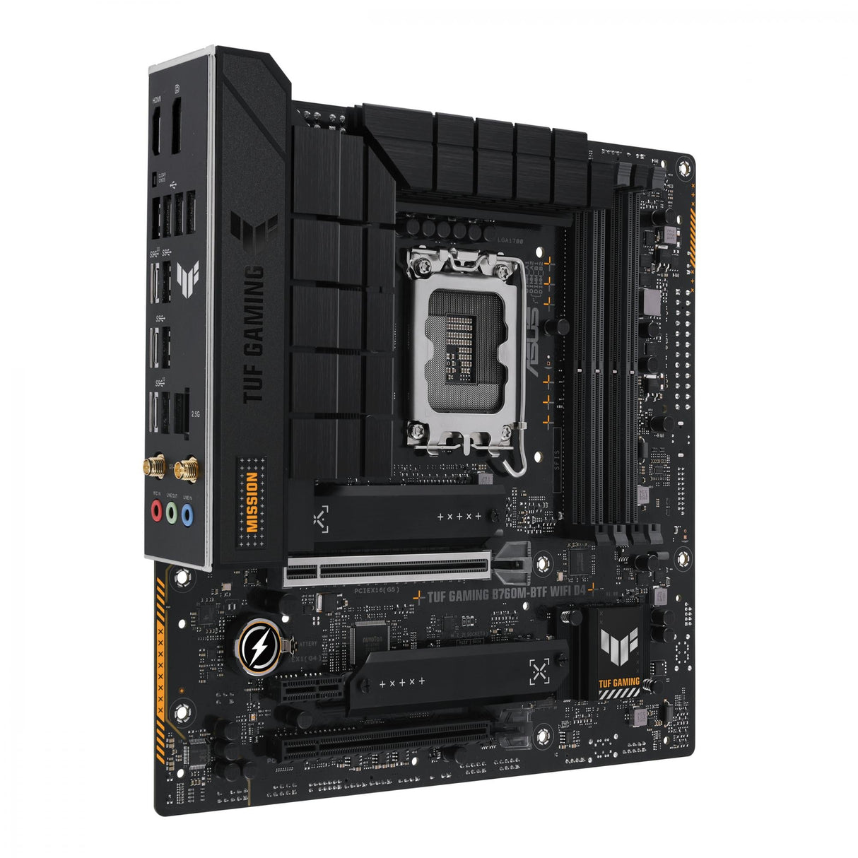 ASUS TUF GAMING B760M-BTF WIFI D4 (mATX, B760, LGA 1700, DDR4)