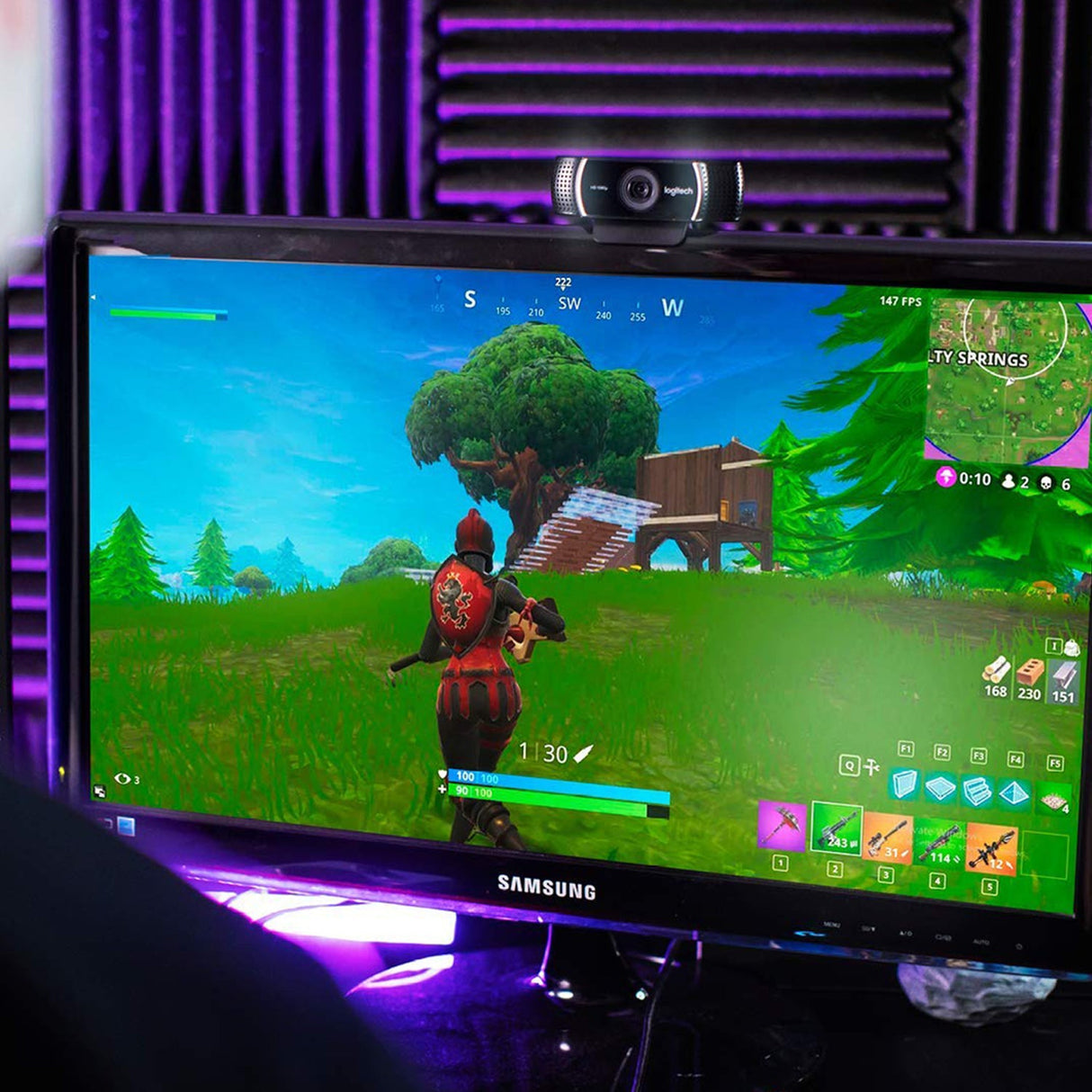 Logitech HD Pro Webbkamera C922 Webbkamera Gängad