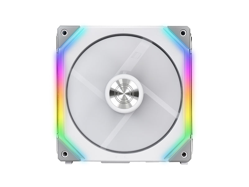 Lian Li UNI FAN SL140 RGB PWM Fläkt - Vit - 140 mm