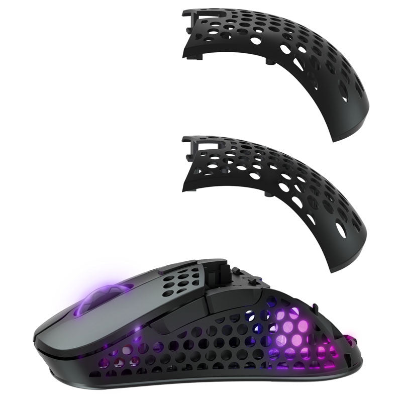 Xtrfy M4 Trådlös RGB, Spelmus, Svart