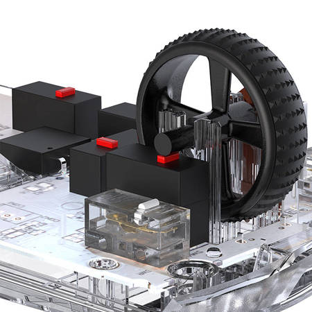 Trådlös Spelmus + Laddningsdocka Dareu A955 RGB 400-12000 DPI (vit)