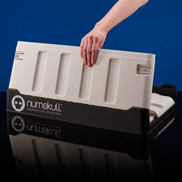 Numskull Officiell PS5-inspirerad Sovrumsförvaringslåda Med Hopfällbar Stol