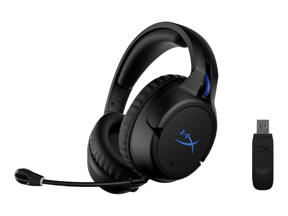 HyperX Cloud Flight Gaming Trådlöst Headset Svart Blå
