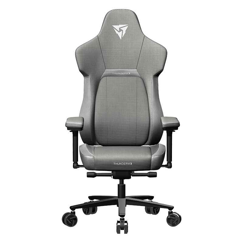 ThunderX3 CORE Loft Grey- CORE.RDY 360 Svankstöd, Synkron Lutning, Fotstöd, 150 Kg Max, 4d