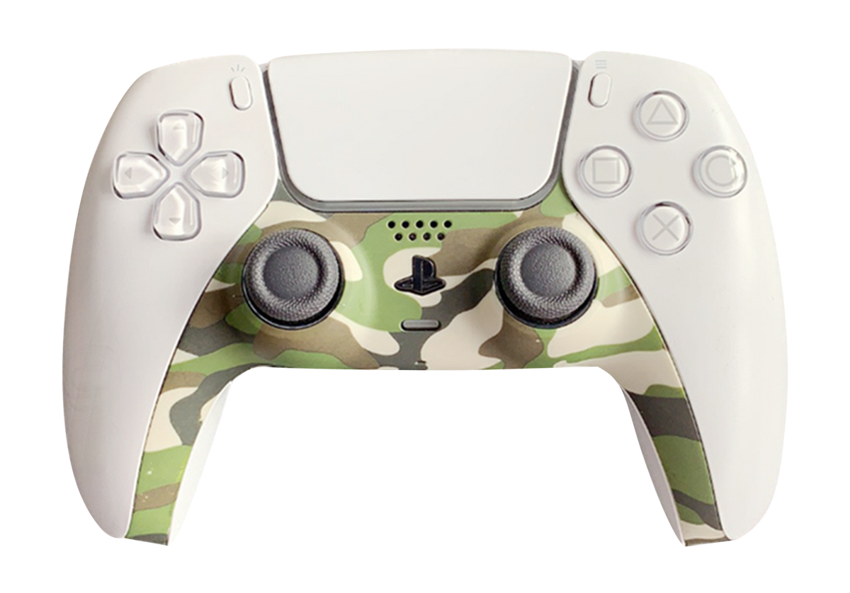 Piranha controllercover til PS5 – Camo Green