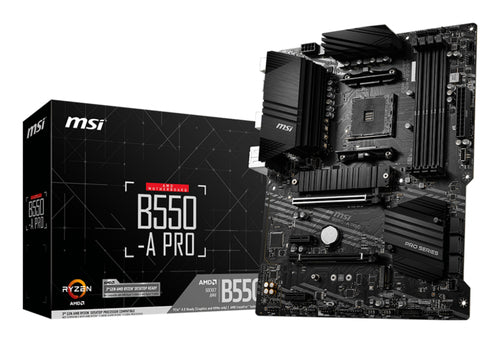 MSI B550-A PRO bundkort - AM4, ATX - visning 1