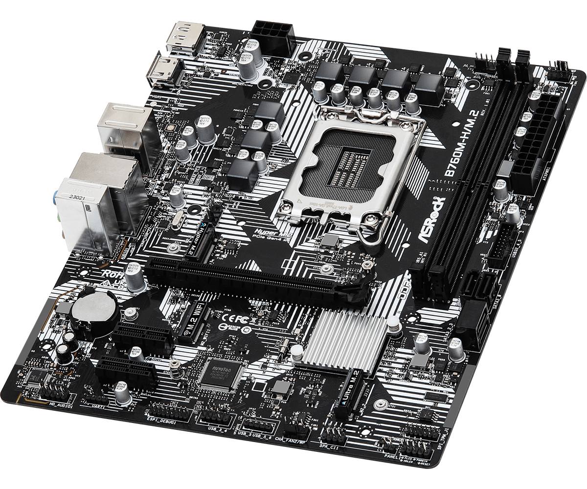 Asrock B760M-H/M.2 - MATX DDR5 LGA1700