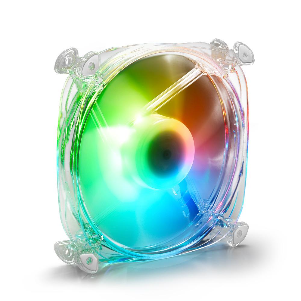 Sharkoon SHARK Disc PWM kabinetblæser – 120 mm, ARGB – billede 6
