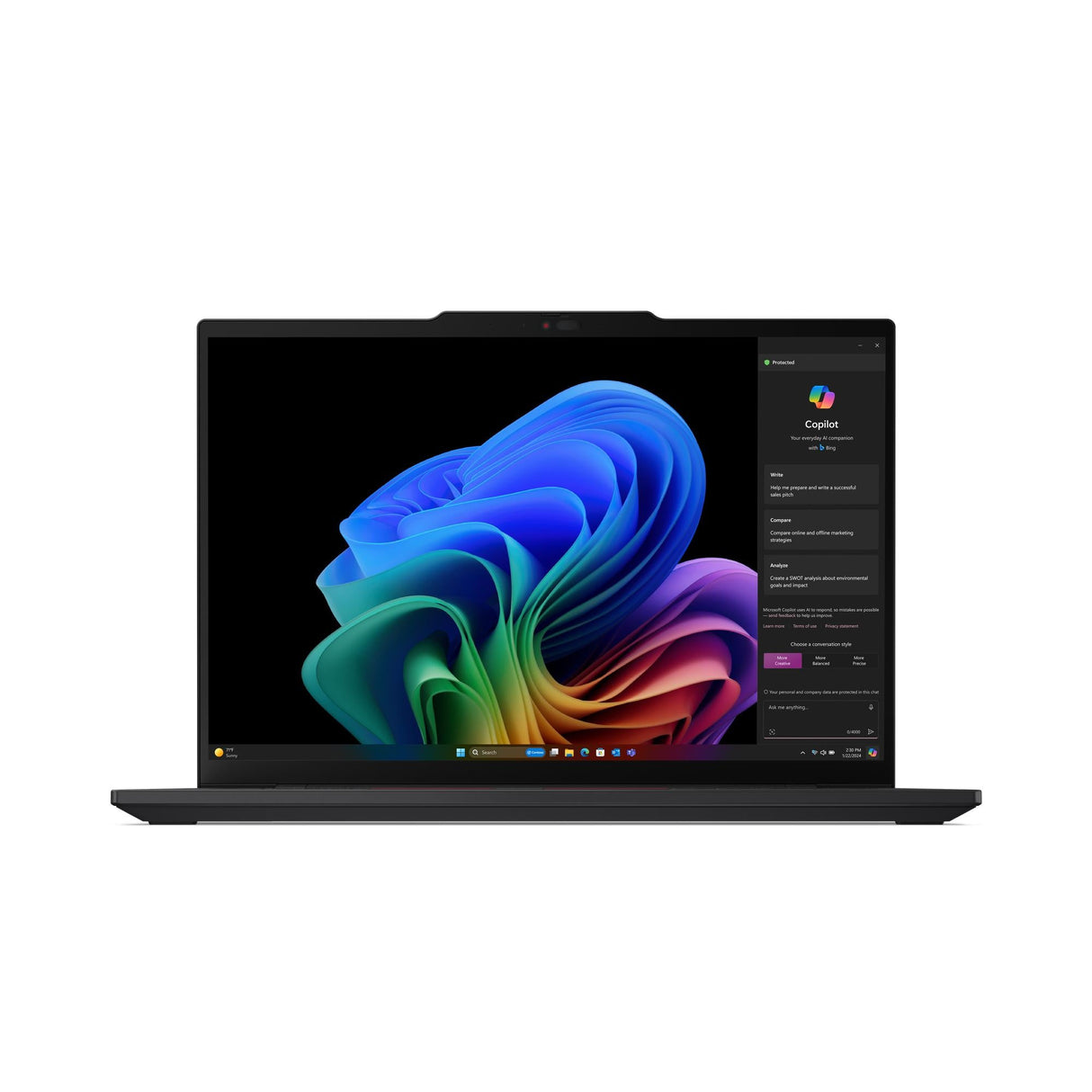 Lenovo ThinkPad T14s Gen 6 21N1 14 X1E-78-100 32GB 1TB Qualcomm Adreno Windows 11 Pro (på ARM)