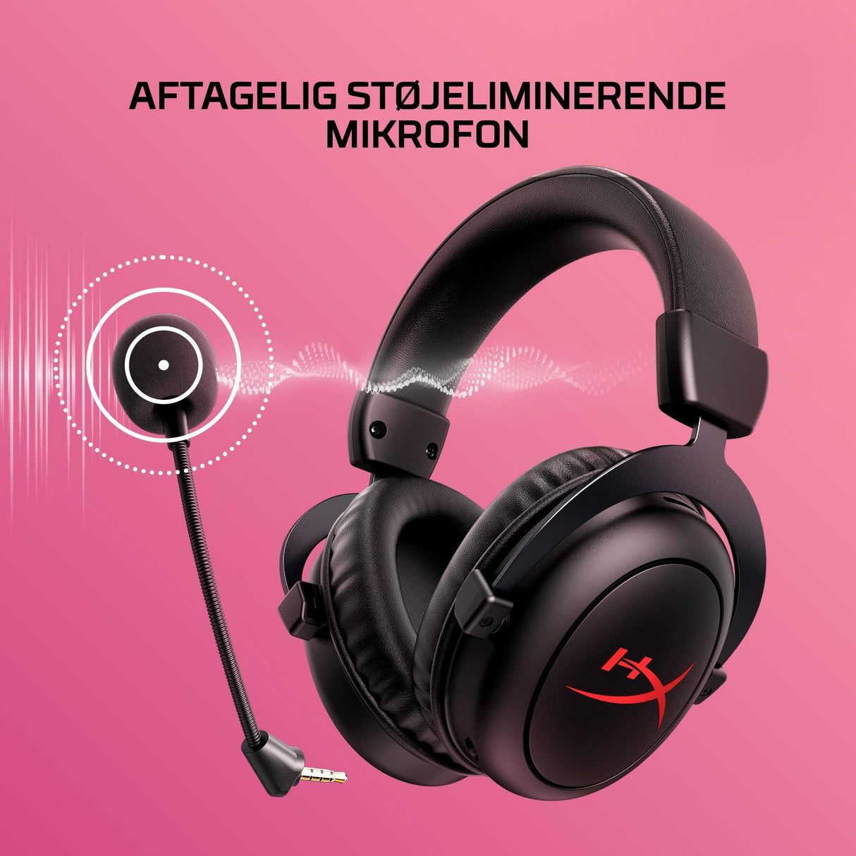 HyperX Cloud II Trådlöst Headset Svart