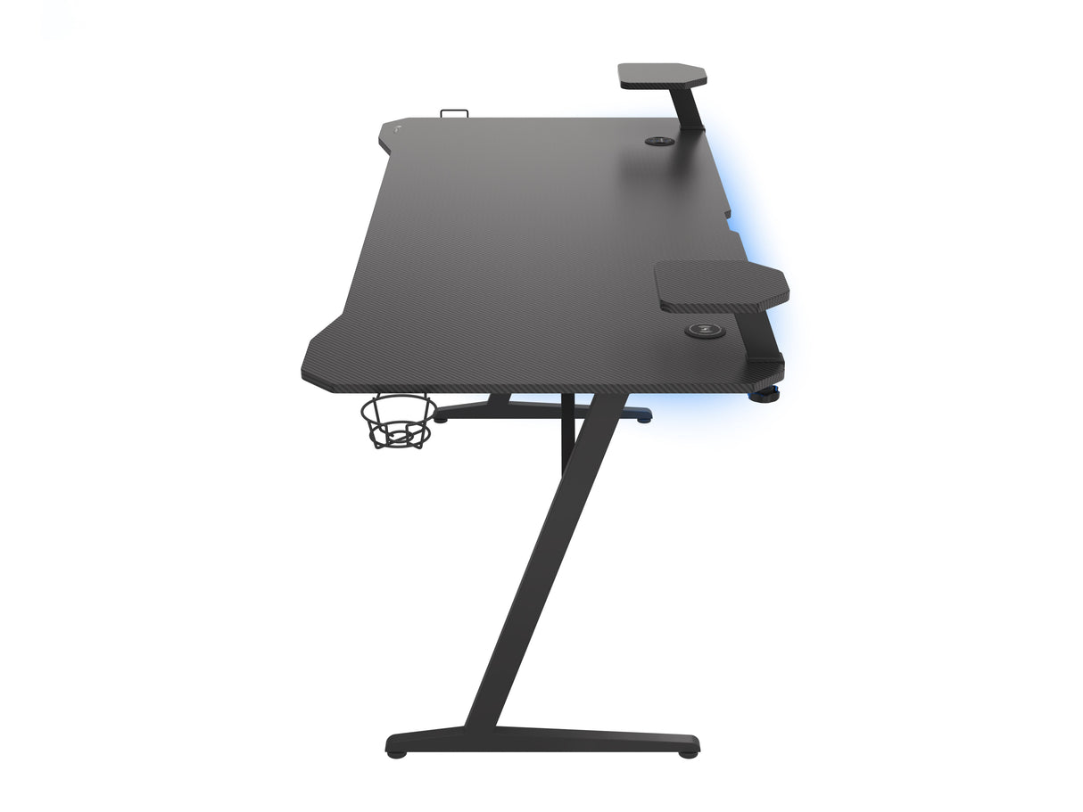 Genesis Holm 510 RGB Skrivbord Stålram Svart Gaming