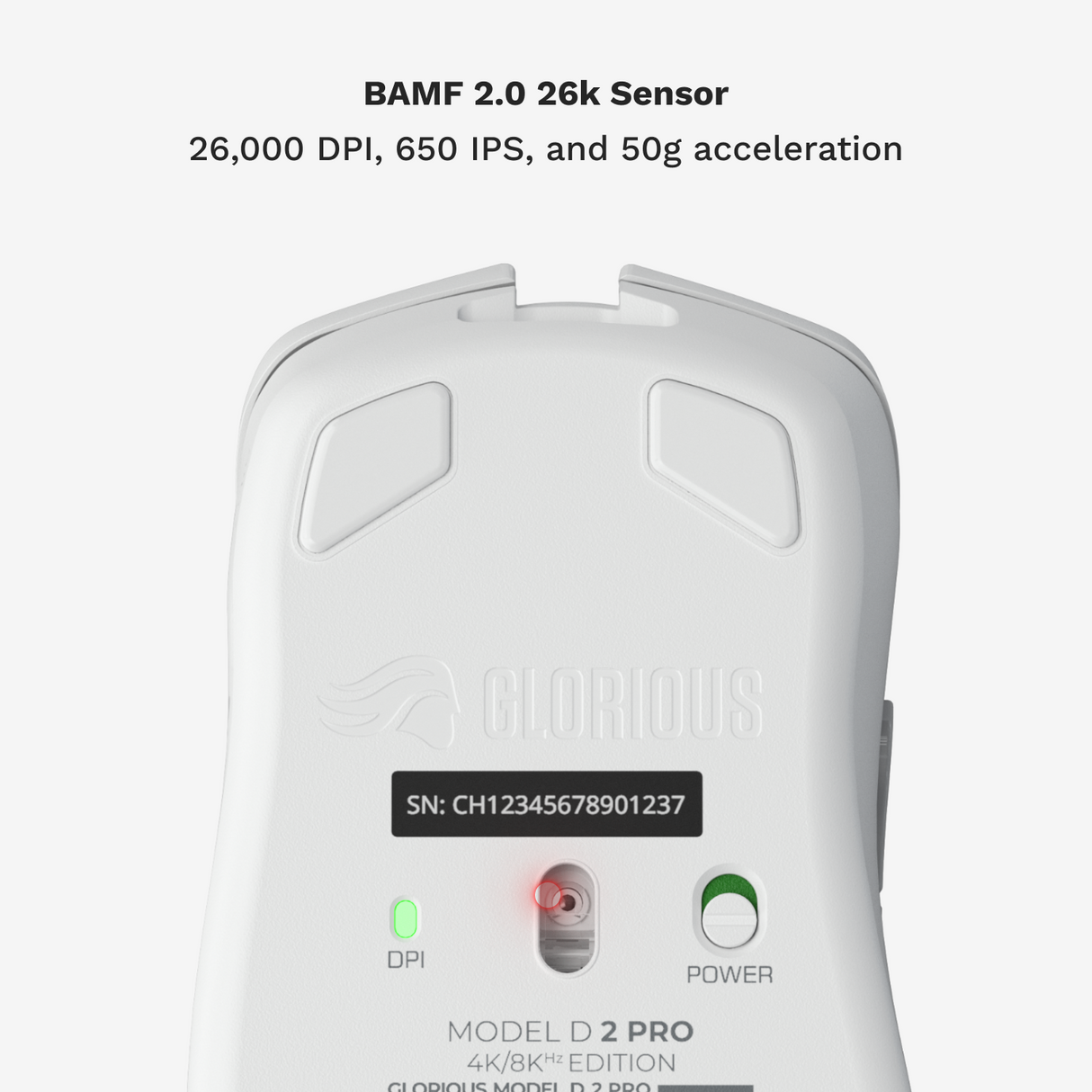 Glorious Model D 2 PRO Wireless - 4K/8K Polling - Vit