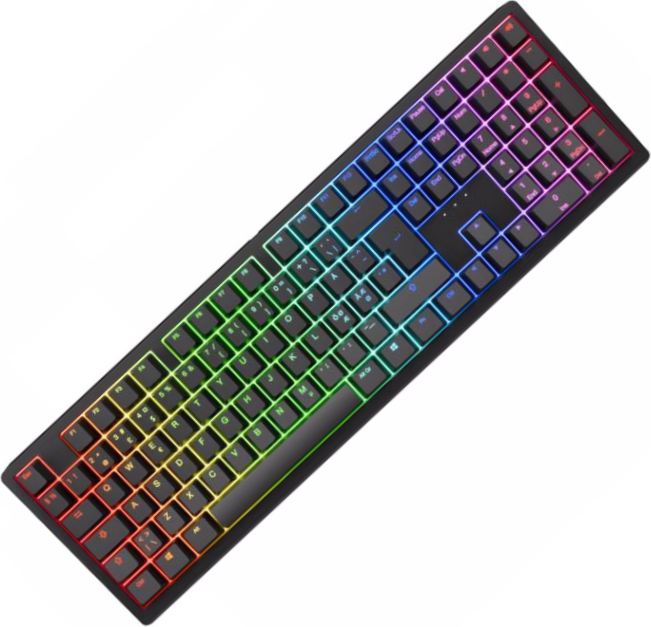 Ducky Zero - Classic - Cherry Speed Silver - RGB - Trådlös