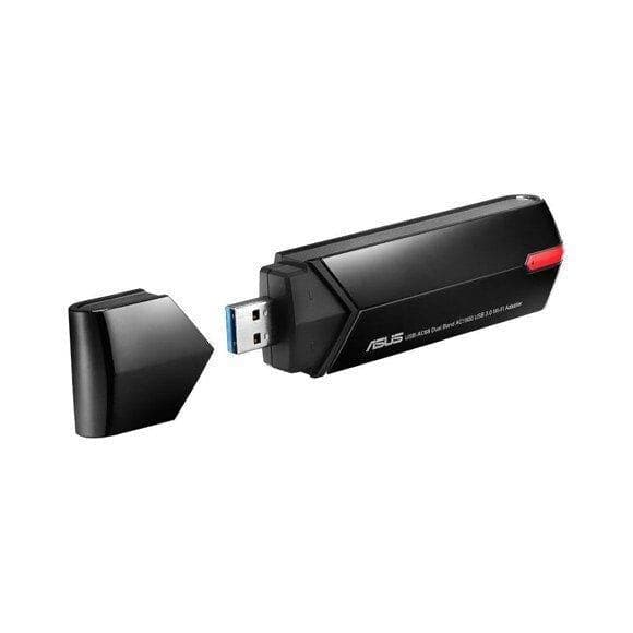 Asus - USB-AC68 Trådlös AC1900 Dual-band USB Wi-Fi-adapter