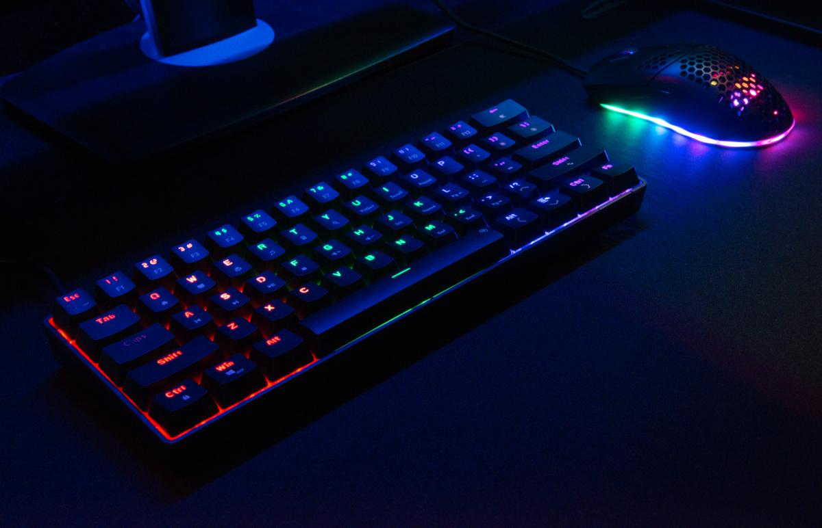 Speedlink - ATMOS RGB Rainbow Mechanical 60% Gaming Keyboard with brown switches, black - US layout Speedlink
