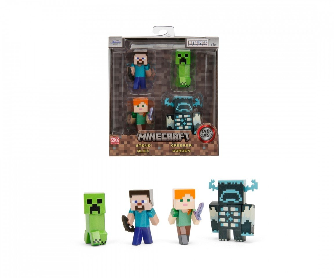 Jada - Minecraft - 4-pack Figurer (7 Cm) (253262001)