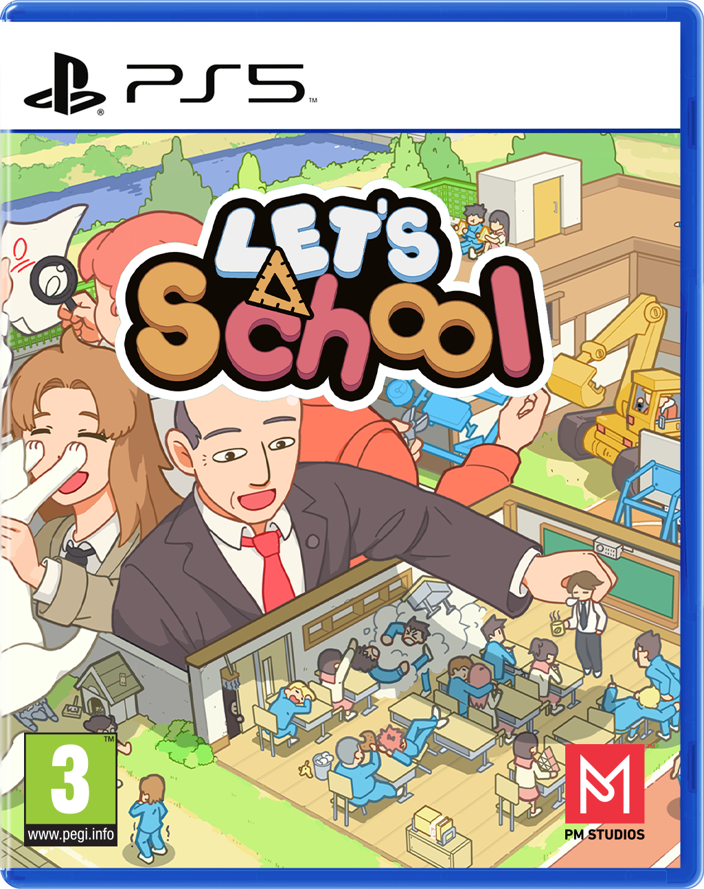 Let's School – PlayStation 5 – spilomslag