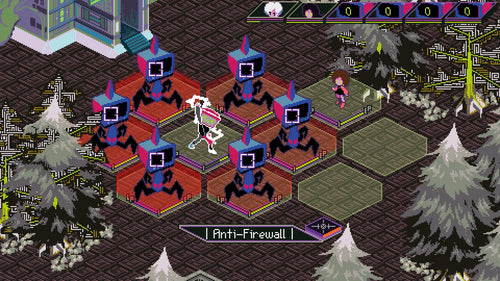 Keylocker - Turn Based Cyberpunk Action – PlayStation 5 – skærmbillede fra spillet