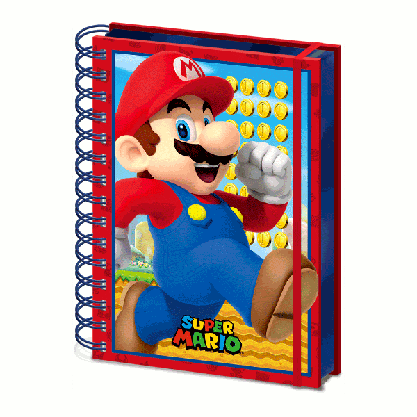 Super Mario (Core) A5 3D Wiro Notebook 21 X 15 Cm