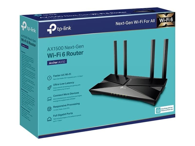 TP-Link Archer AX10 Trådlös Router Desktop