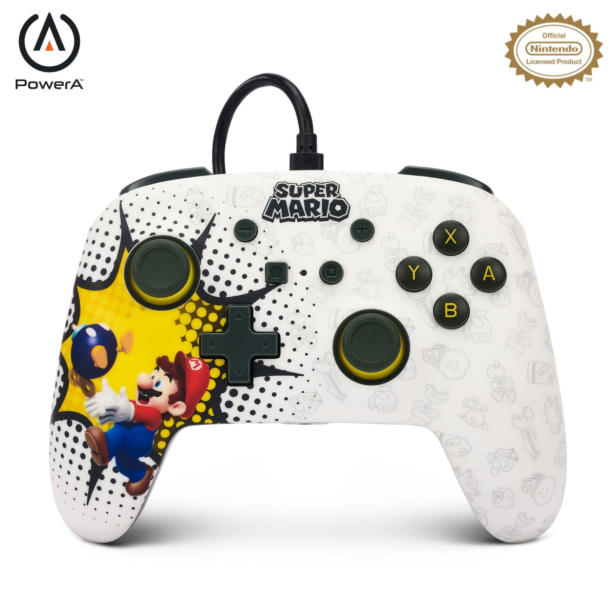 PowerA Enhanced Wired Controller – Bob-omb Blast – Switch – produktbillede 1