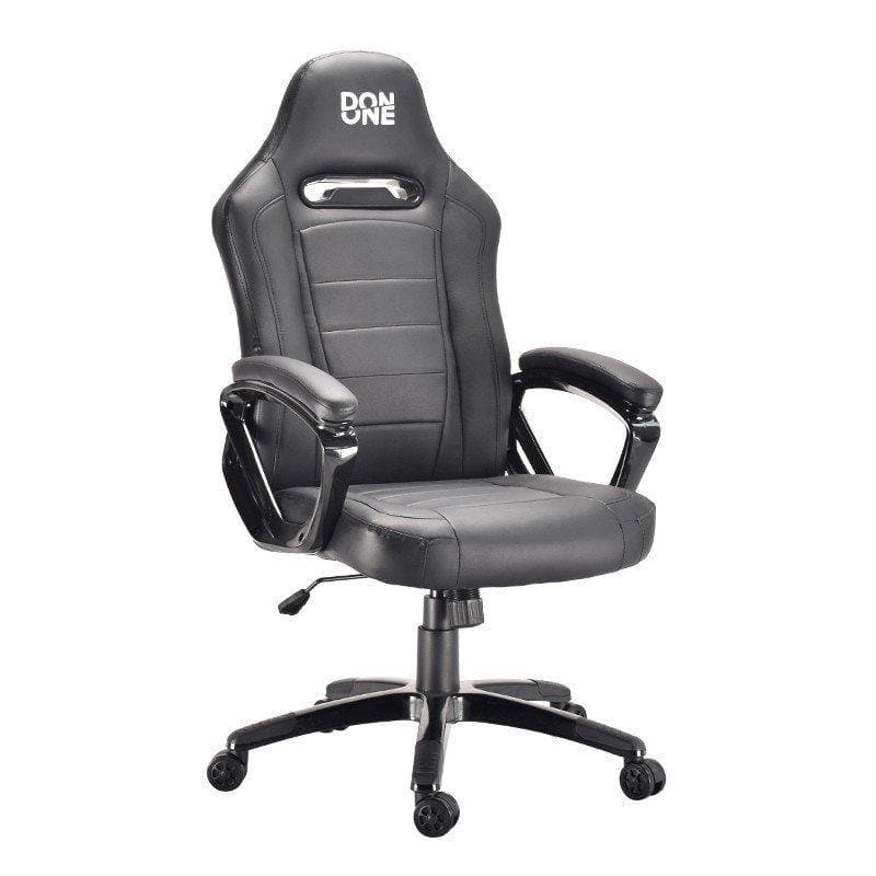 DON ONE - Belmonte Gamer Chair Svart - PU-läder - Upp Till 150 KG