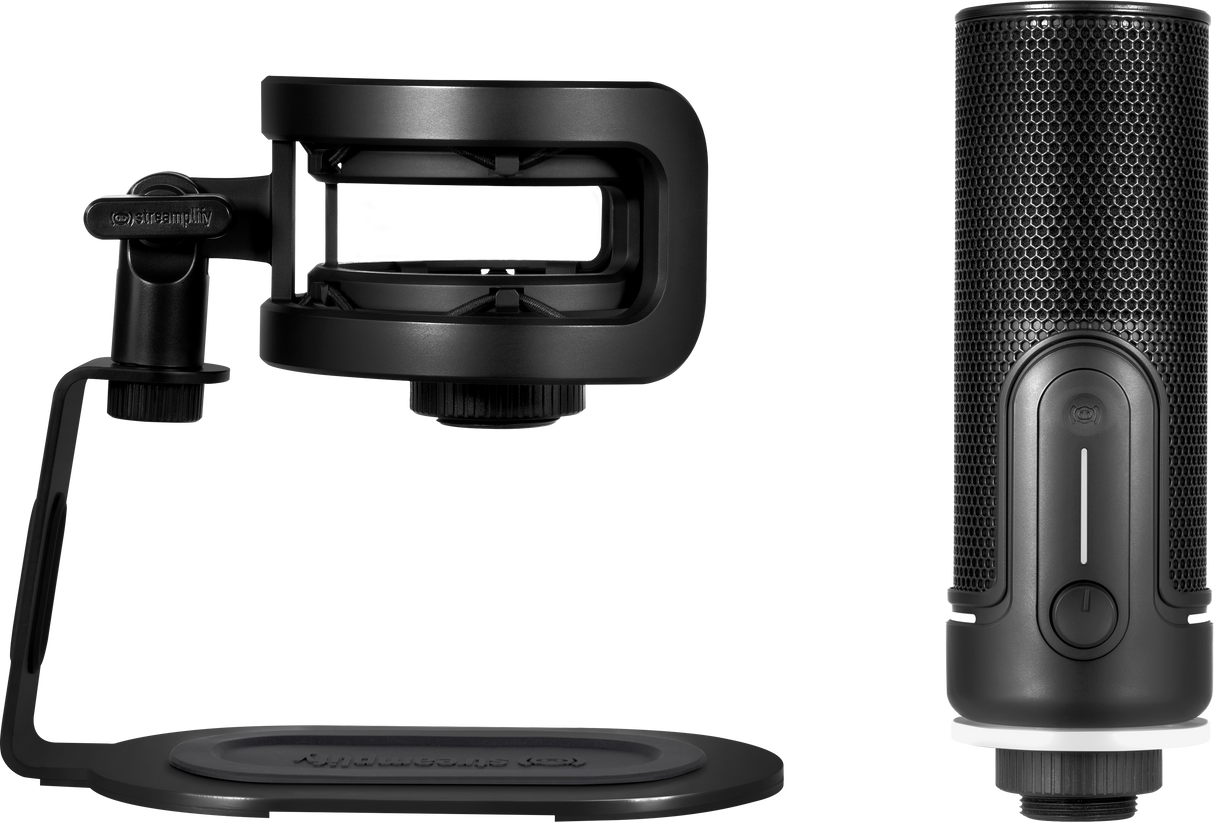 Streamplify MIC Pro, RGB, Stativ, Svart