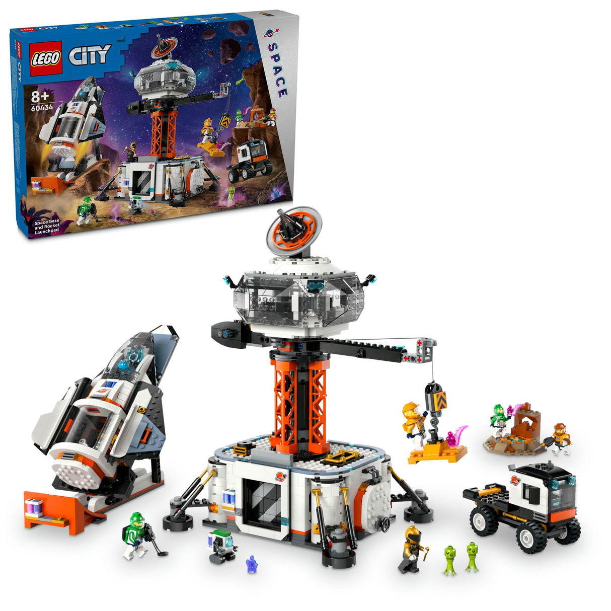 LEGO 60434 City Space Base Med Startplatta, Byggleksaksväska