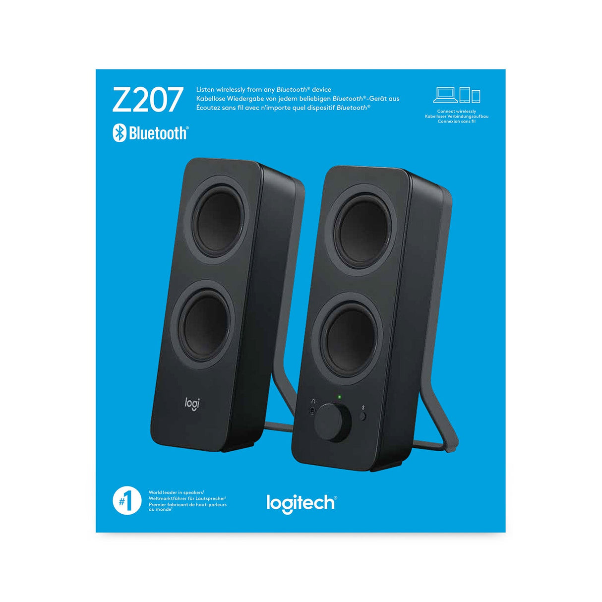 Logitech Z207 Svart