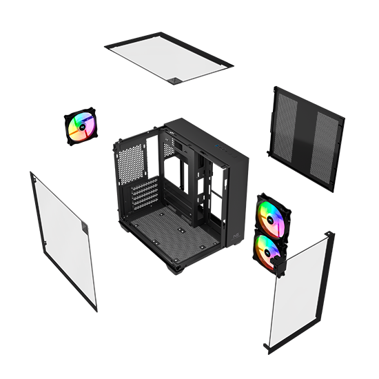 Nordic Gaming Frigg RGB Tower M-ATX