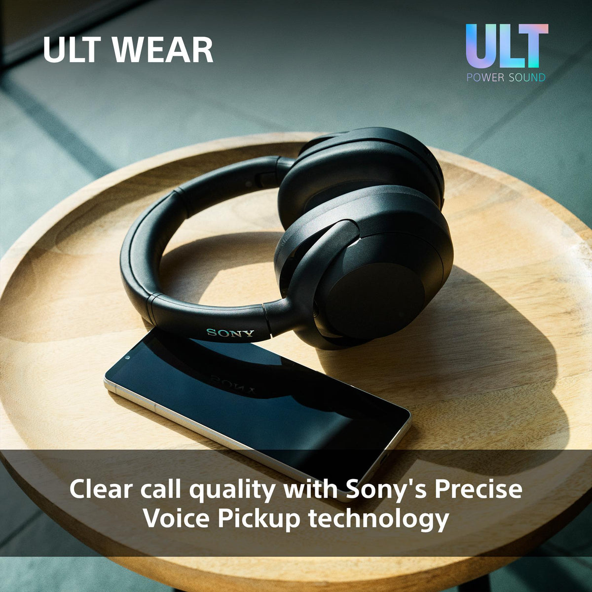 Sony ULT Wear – trådløse hovedtelefoner med støjreduktion – sort – produktdetalje 8