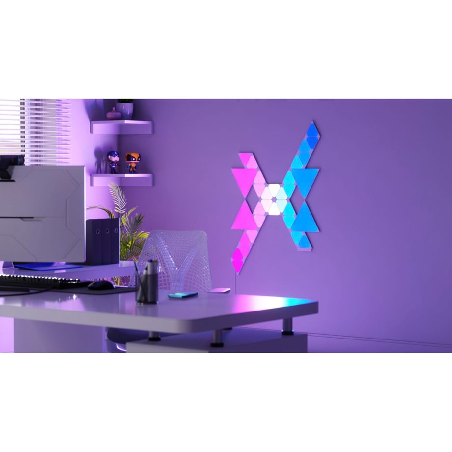 Nanoleaf Shapes Startpaket Trianglar Och Mini (32 Paneler)
