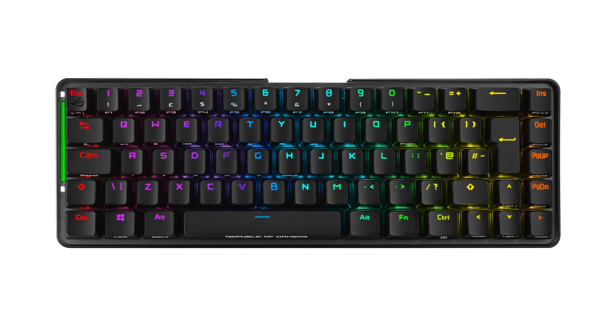 ASUS ROG FALCHION Trådlöst Mekaniskt RGB-speltangentbord 65 % Formfaktor (Cherry MX Red)