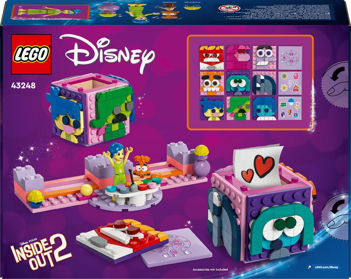 LEGO 43248 Disney Pixar Inside Out 2 Mood Cubes, Byggleksak