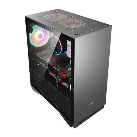 Darkflash DLM22 Datorfodral + 6 Fläktar (svart)