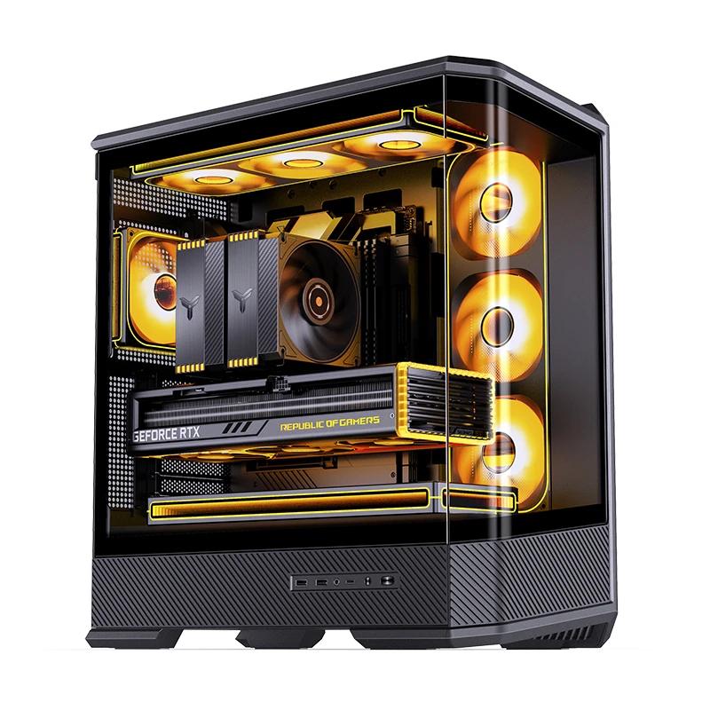 Jonsbo D400 Midi Tower, ATX, Tempered Glass - black Dongguan Sibositong Industrial Co., Ltd. (Jonsbo)