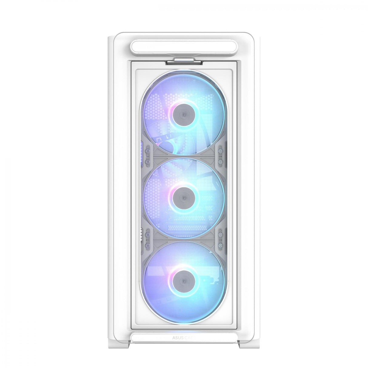 ASUS A23 PLUS Tempered Glass ARGB mATX Case - White ASUS