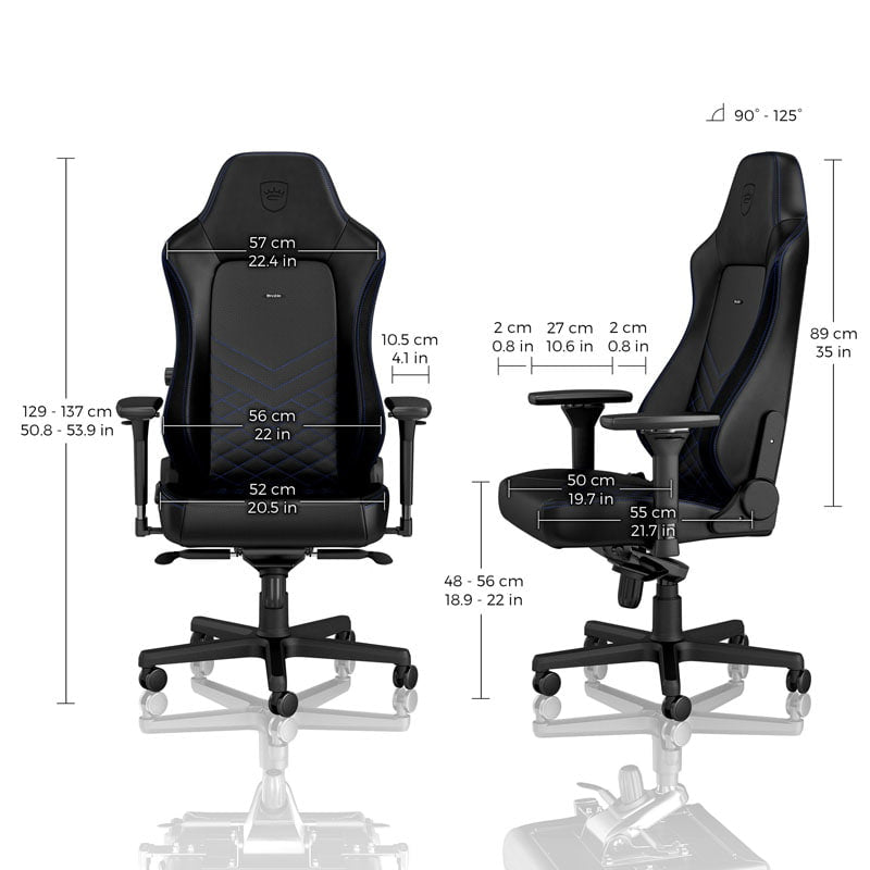 Noblechairs HERO Svart/Blå